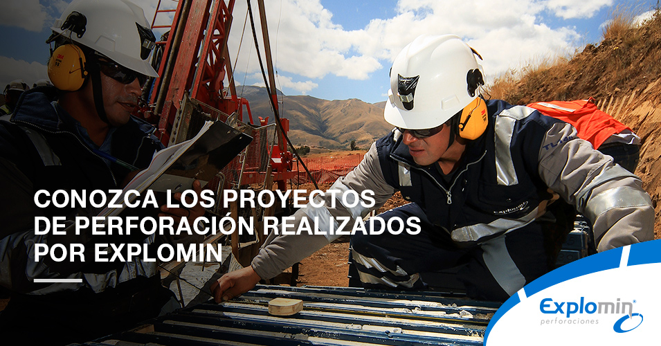 Conozca los proyectos de perforación realizados por Explomin