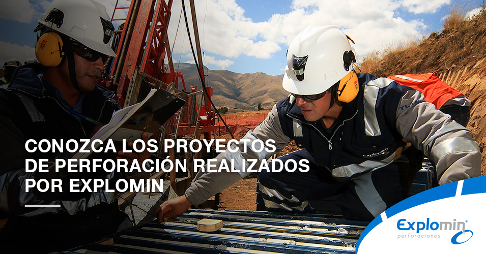 Learn about the drilling projects carried out by Explomin